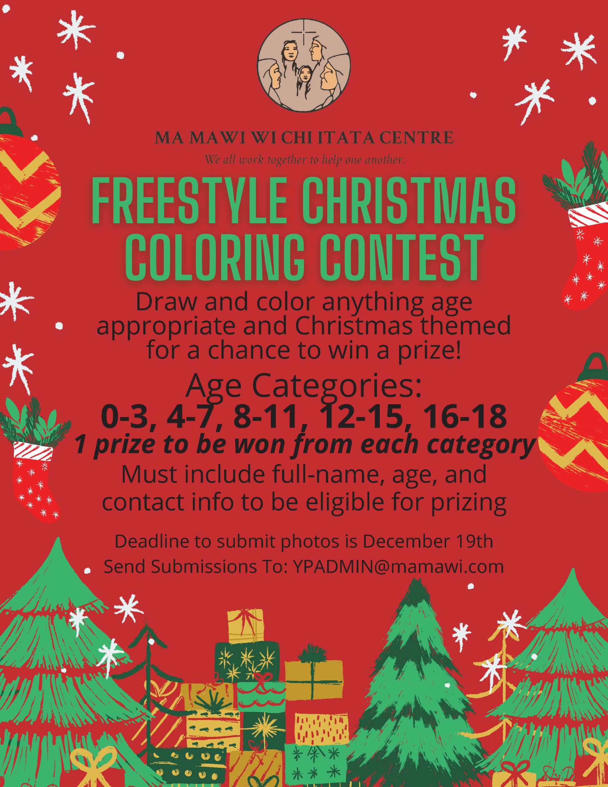 Freestyle Christmas Coloring Contest
