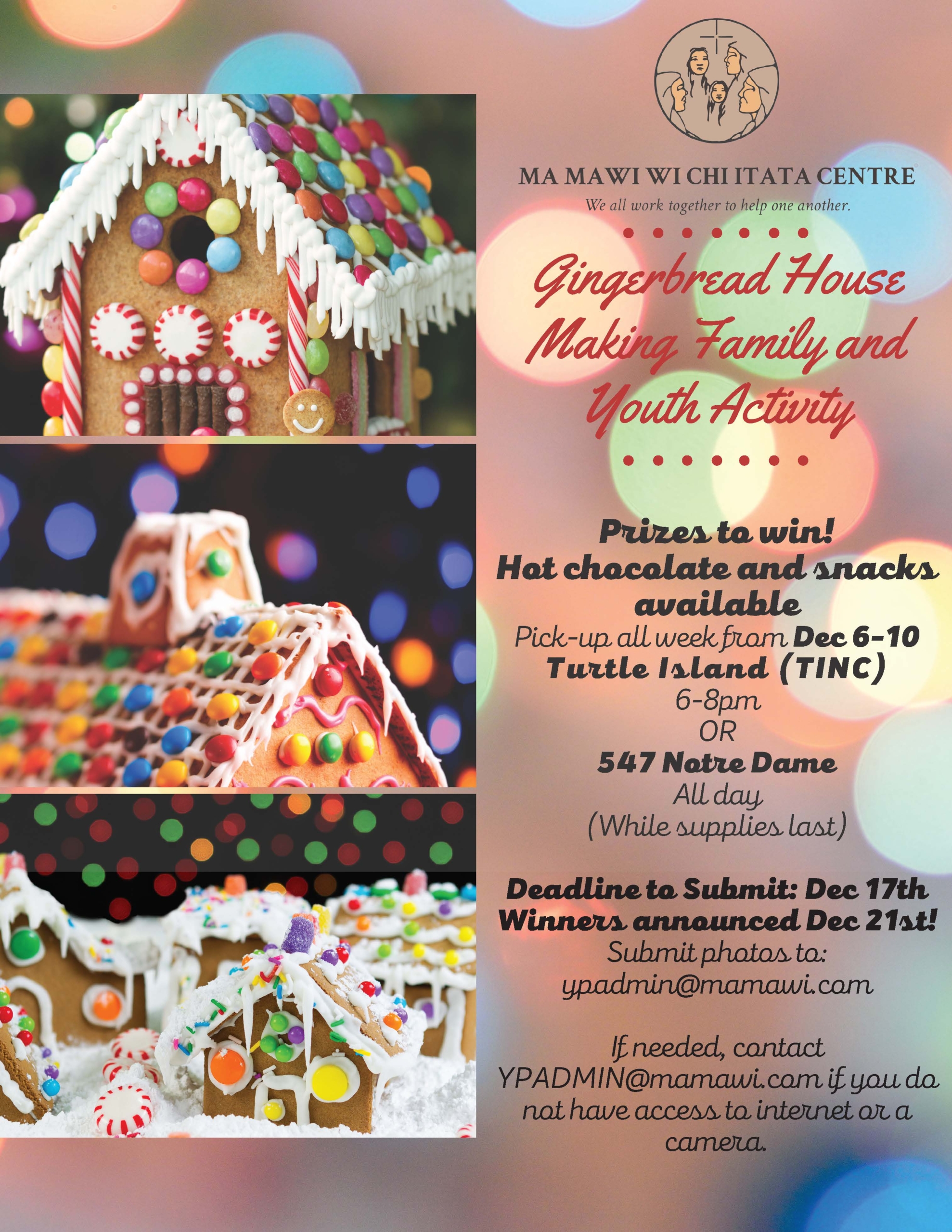 Gingerbread House Family & Youth Activity